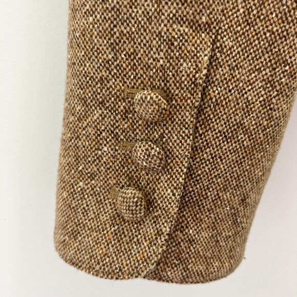 Loft Brown Tweed Blazer Jacket by Ann Taylor Size 6 - Picture 6 of 6
